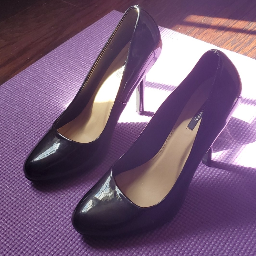 Forever 21 patent leather heels